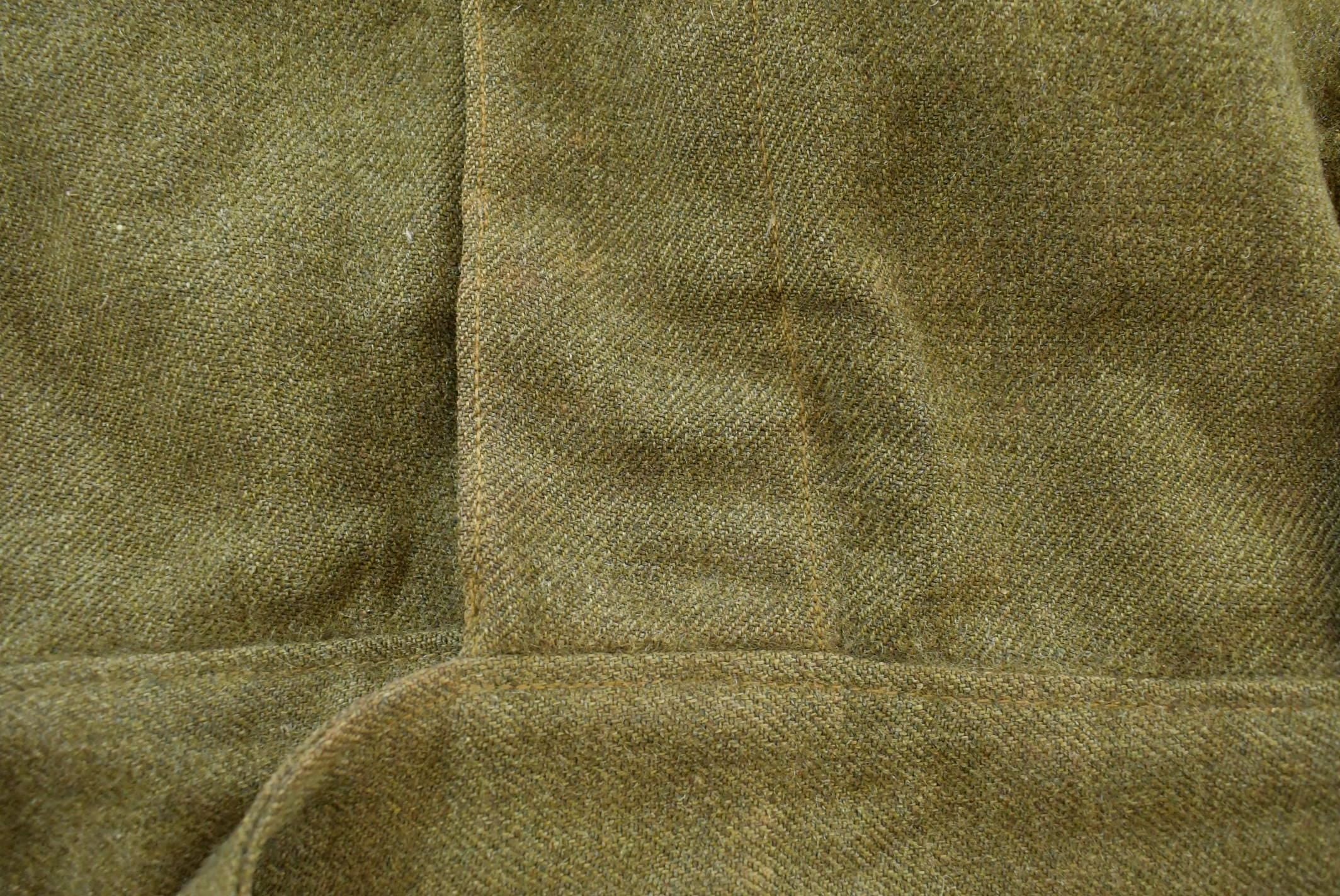 Vintage 1947 Military Battle Dress Button Up Wool Jacket Mens M