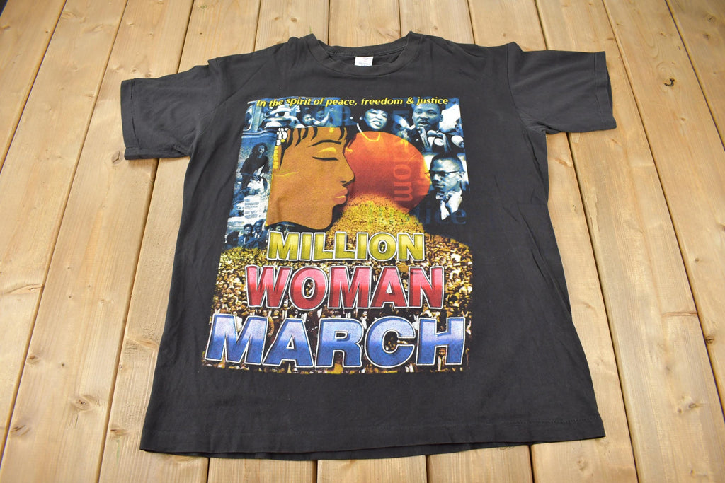 Vintage 1997 Million Woman March Graphic T Shirt