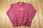 Vintage 1990s Round One Heavyweight Golf Crewneck Sweatshirt