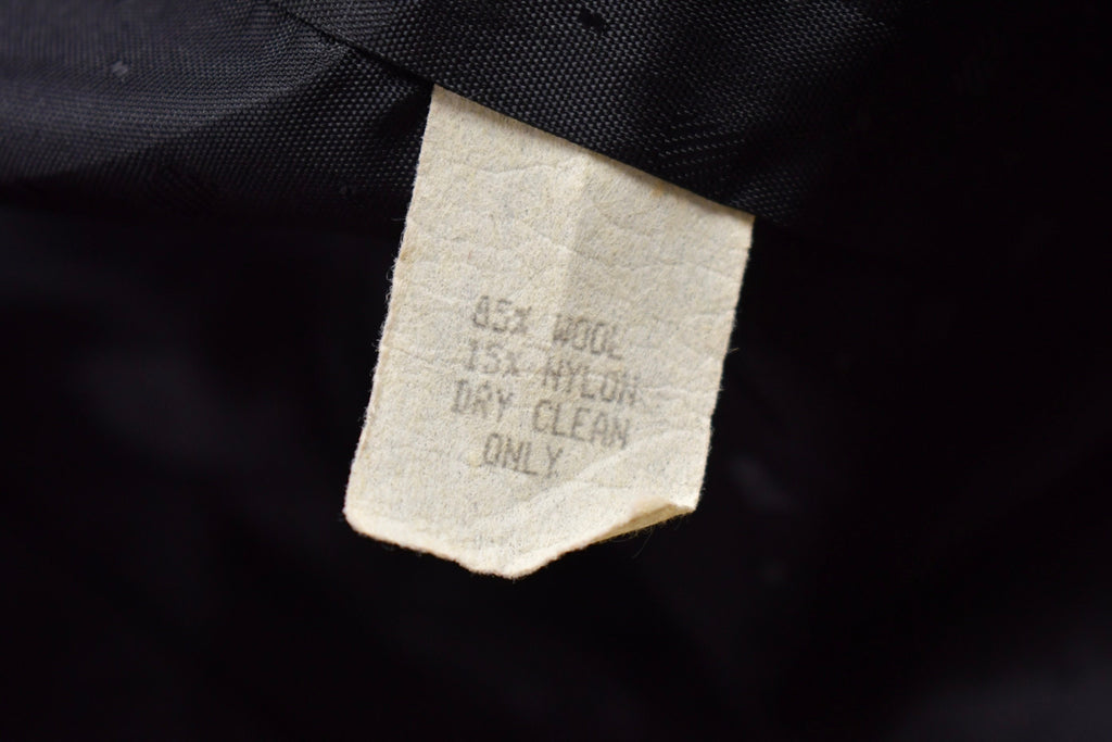 Vintage 1980s Wool Full Length Over Coat