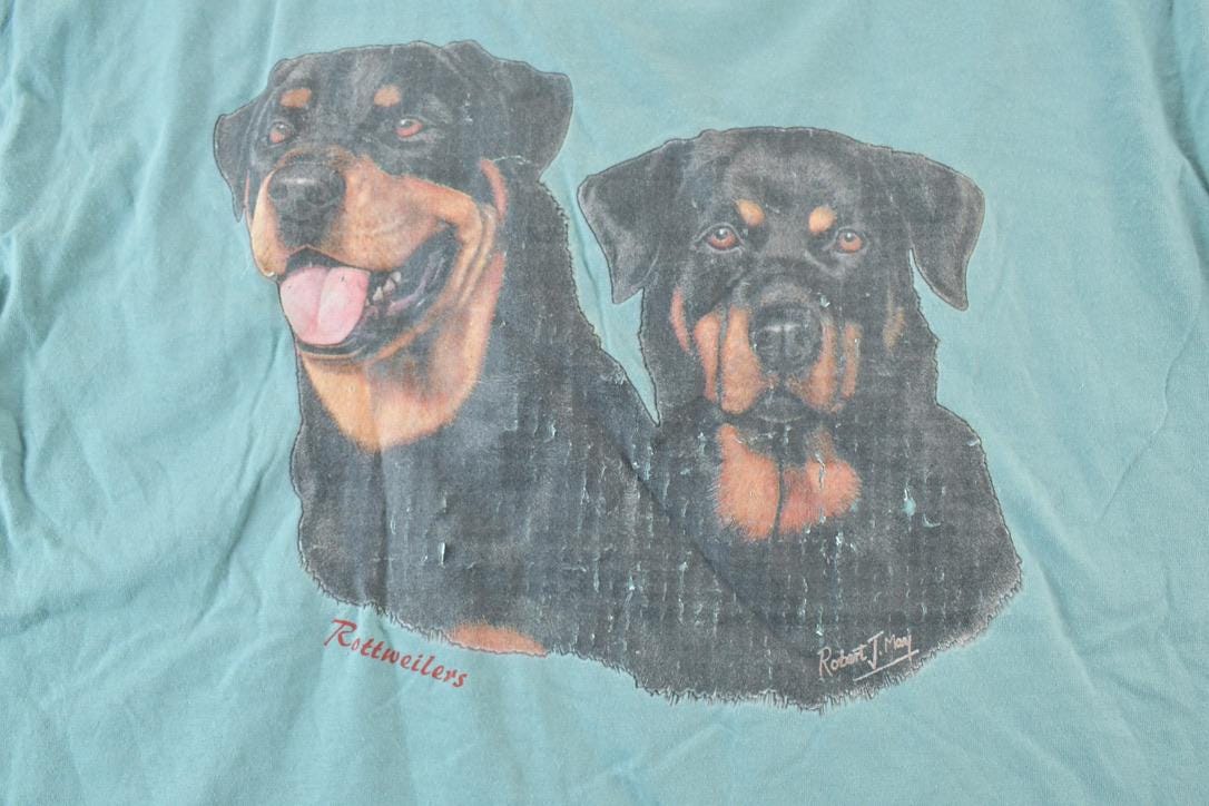 Vintage 1990s Rottweilers Graphic T-Shirt