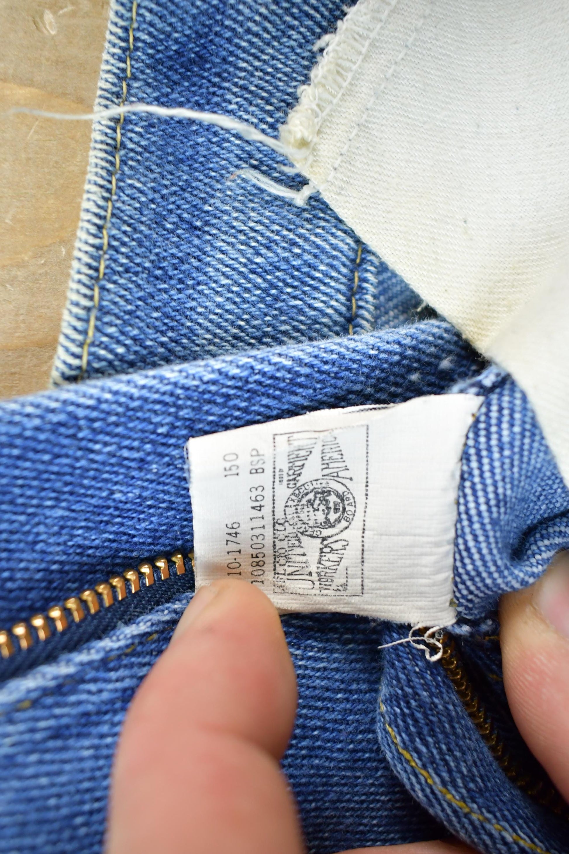 Vintage 1970s Lee Denim Jeans Size 32 x 25