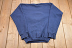 Vintage 1990s Youth St. Mary's Discus Athletics Plaid Embroidered Crewneck Sweatshirt