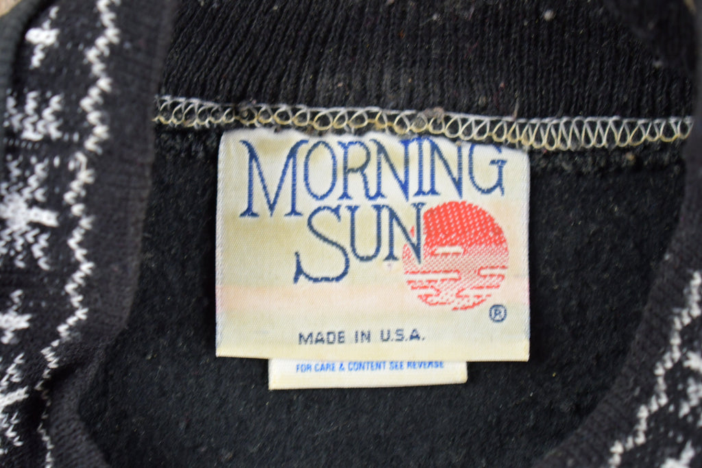 Vintage 1990s Winter Theme Cute Crewneck Sweater