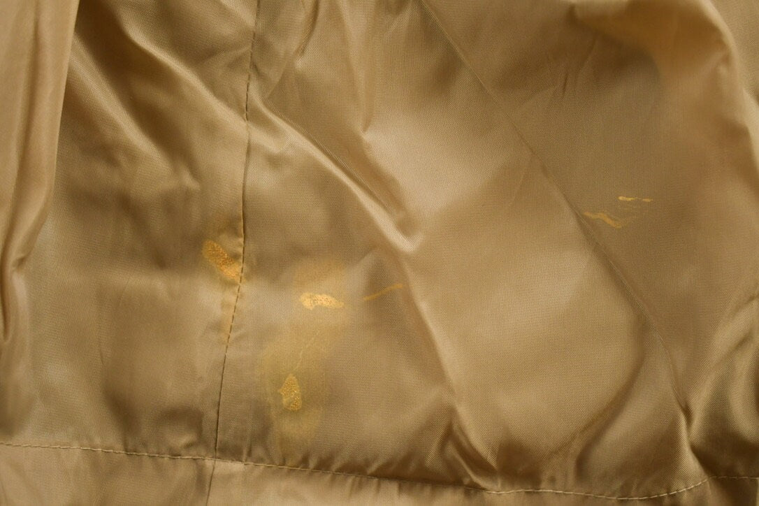 Vintage 1980s Beige Trench Coat Jacket