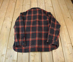 Vintage 1980s Plaid Blank Button Up Shirt