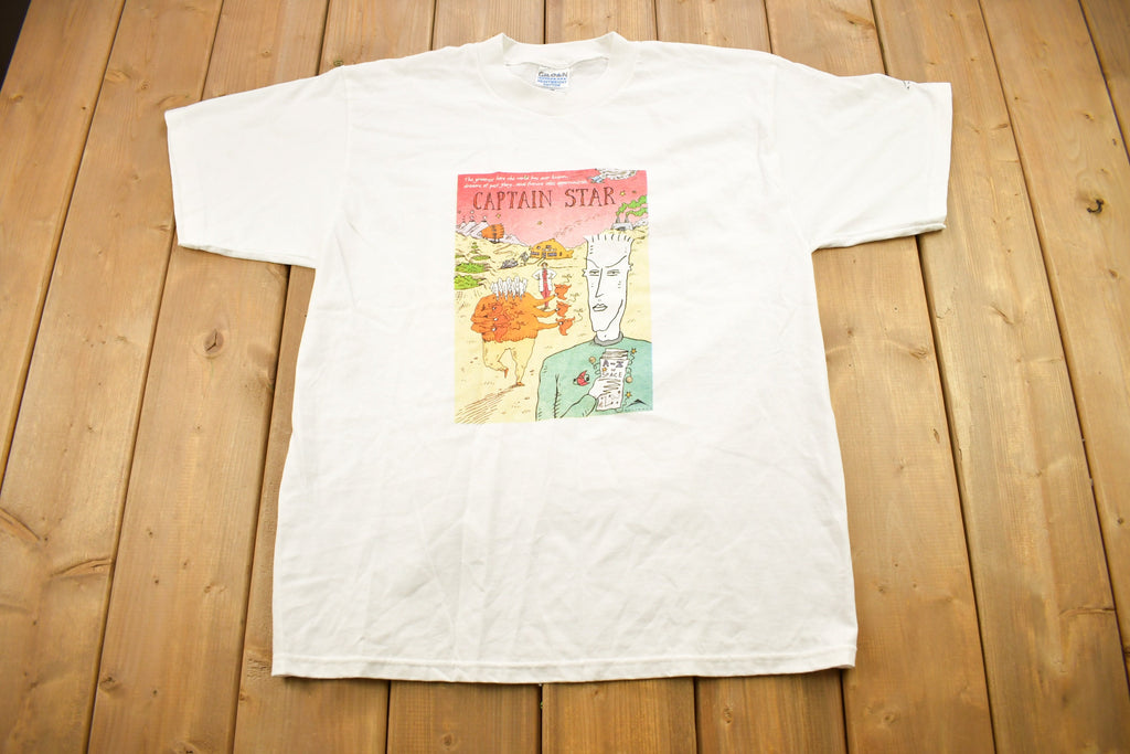 Vintage 1990s Captain Star Comicbook Promo T-shirt