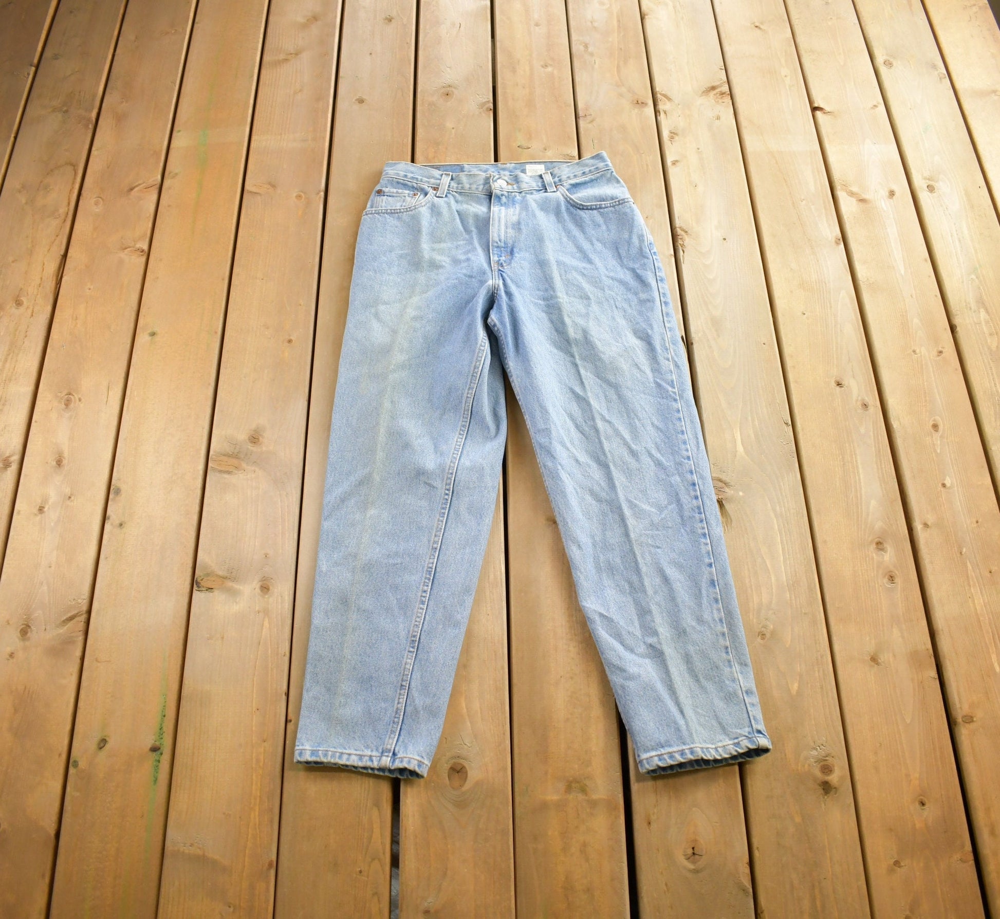 Vintage 1980s Levi's 550 Straight Leg Jeans Size 30x27