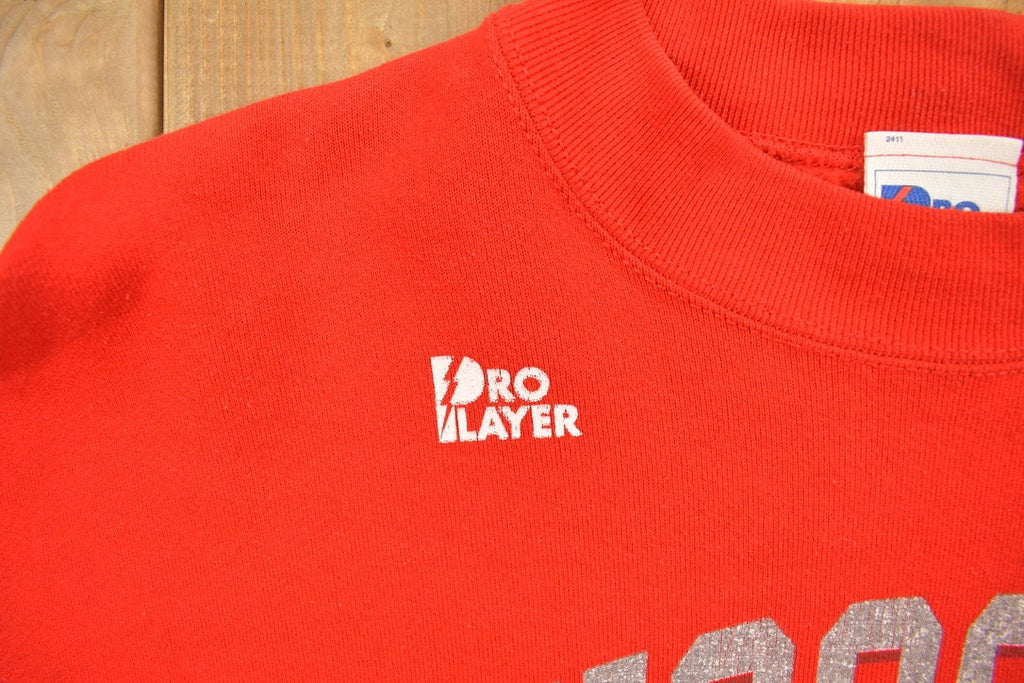 Vintage 1990s University Of Wisconsin Badgers Pro Player 90s Crewneck