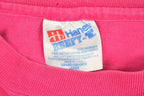 Vintage 1990s Pink Mardi Gras Jester T Shirt