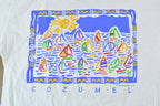 Vintage 1998 Bye Bye Cozumel Souvenir T-Shirt