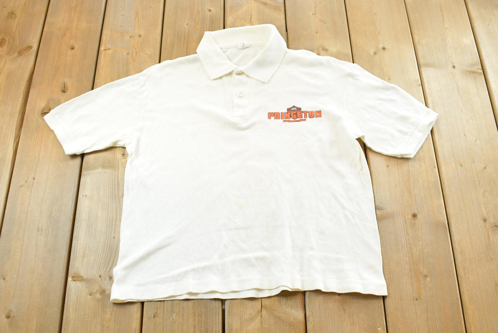 Vintage 1960s Princeton University Collegiate Collared Polo Shirt Mens S