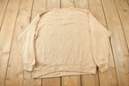 Vintage 1990s Door County Wisconsin Knit V-Neck Sweatshirt  Vintage Knit  Souvenir Sweater  Travel And Vacation
