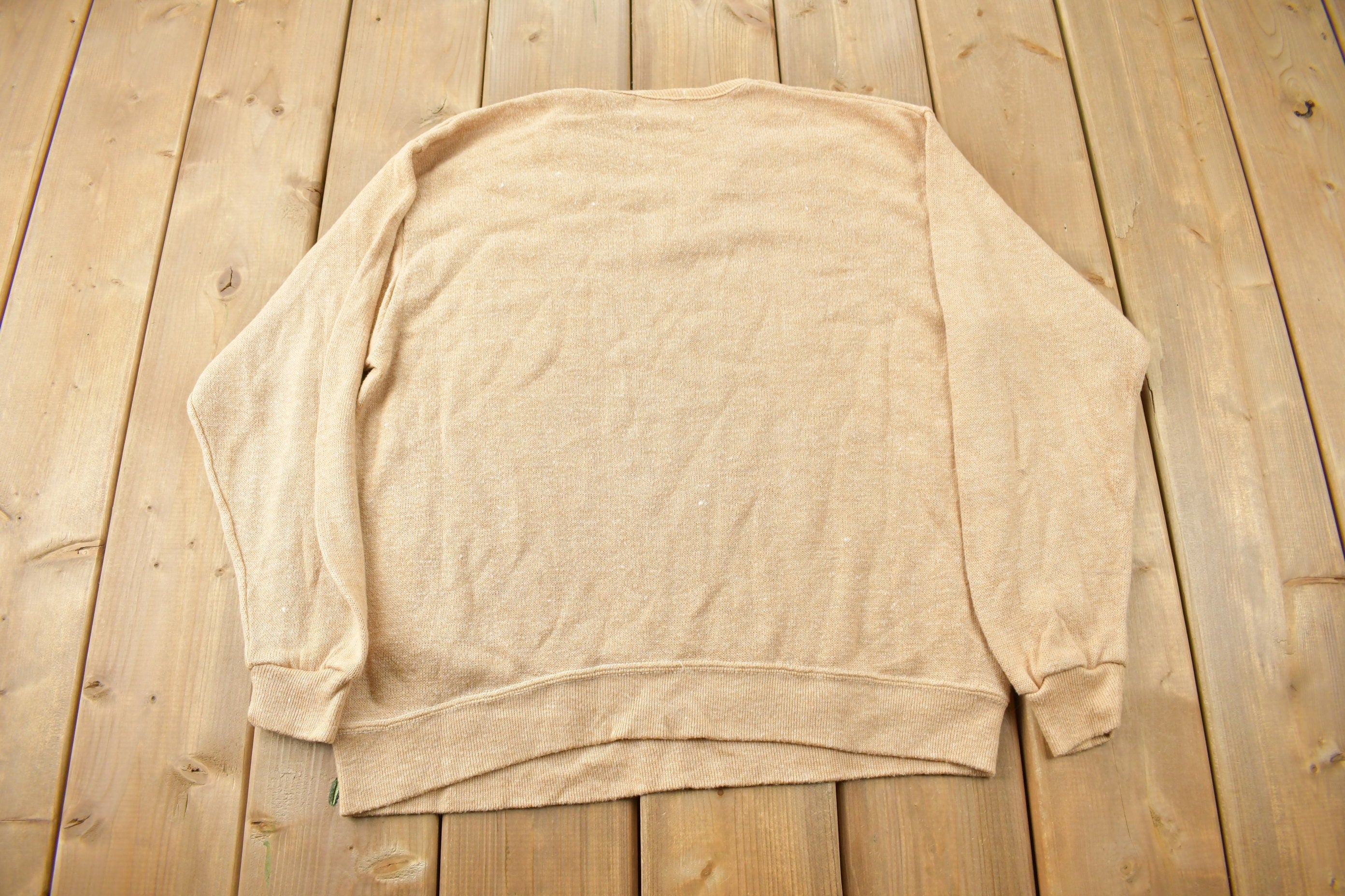 Vintage 1990s Door County Wisconsin Knit V-Neck Sweatshirt  Vintage Knit  Souvenir Sweater  Travel And Vacation