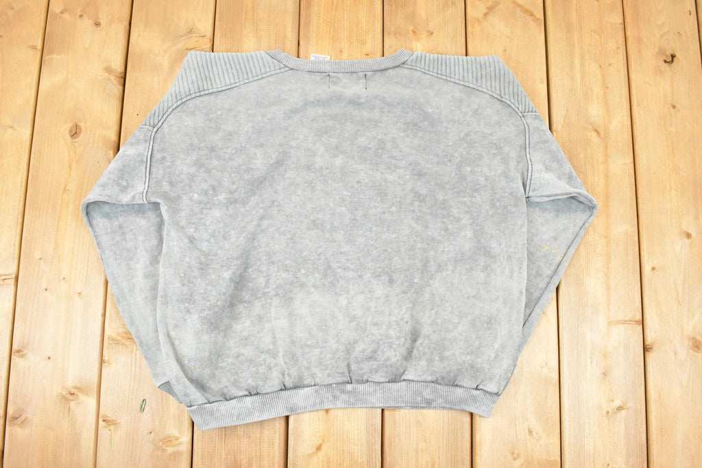 Vintage 1990s Dj Smash Worldwide Graphic Print Crewneck Sweatshirt Men's L