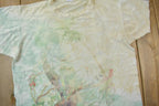 Vintage 1990s Rainforest Preserve Paradise Single Stitch Graphic Tie Dye T-Shirt Made In USA