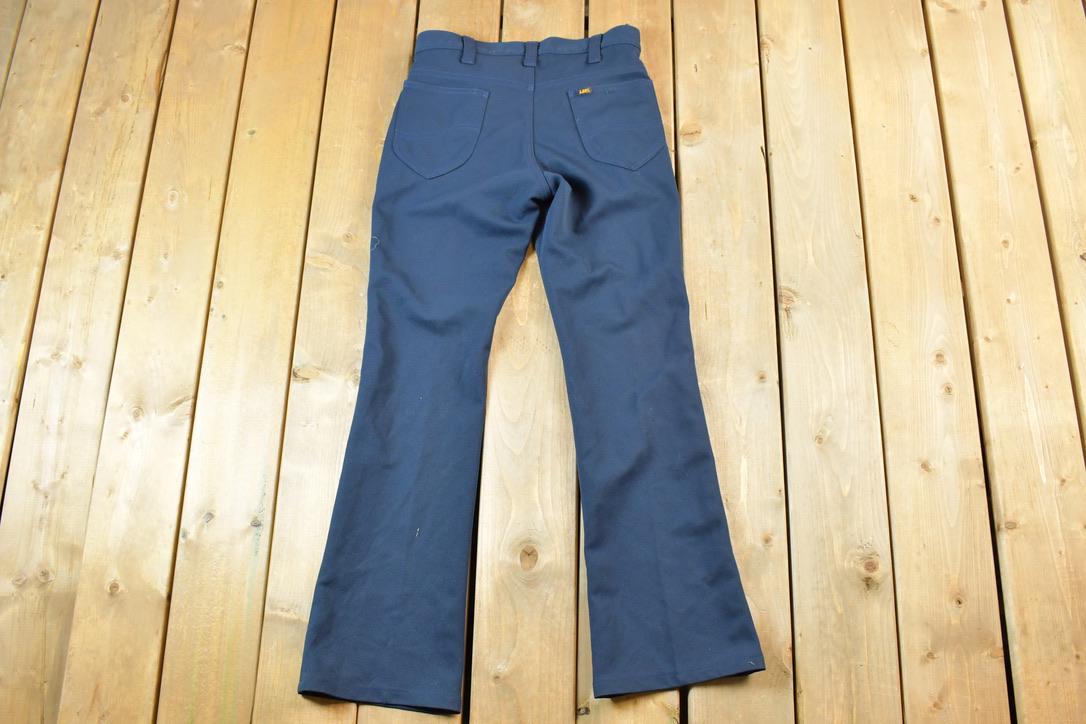 Vintage 1960s Lee Pleated Bell Bottom Pants Size 28  Made in USA  American Vintage  Workwear  Streetwear  Vintage Pants