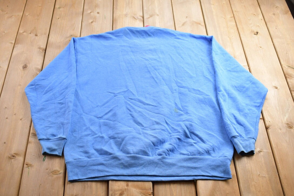 Vintage 1990s Spiral Sunflower Colourful Cute Crewneck Sweater