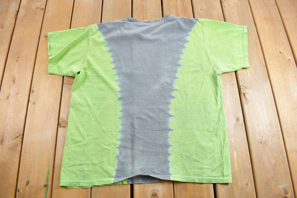 Vintage 1990s Tree Frog Theme Graphic Habitat T-Shirt  All Over Print  Streetwear  Nature T Shirt  Outdoorsman
