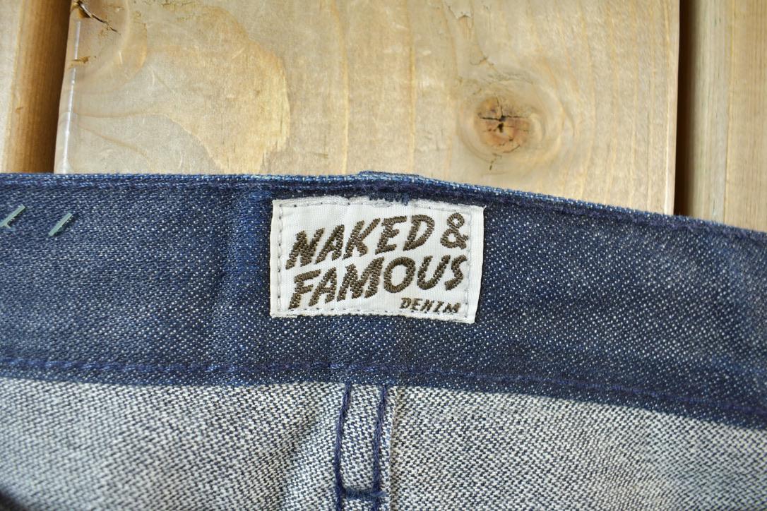 Vintage 2000s Naked & Famous Low Waisted Denim Jeans Size 38 x 31