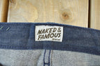 Vintage 2000s Naked & Famous Low Waisted Denim Jeans Size 38 x 31