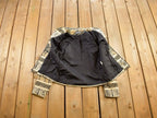 Vintage 1990s Zebra Themed Knit Jacket Zip Up