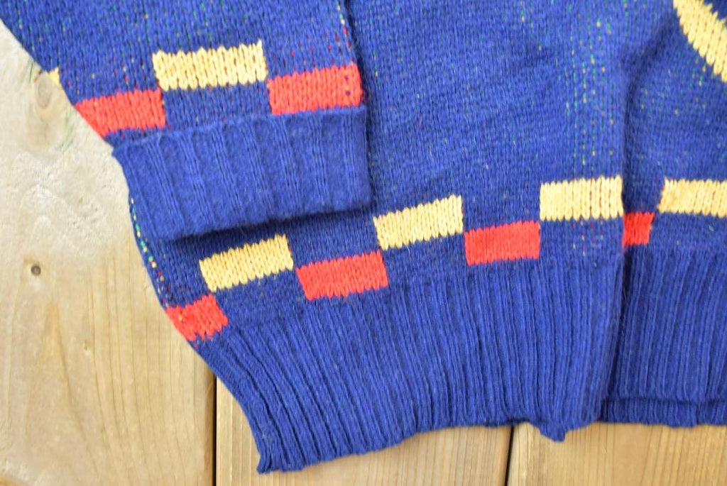 Vintage 1990s Alain Manoukian Knit Turtleneck Sweater /