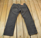 Vintage 1990s Levi's 505 Red Tab Black Jeans Size 33 x 30