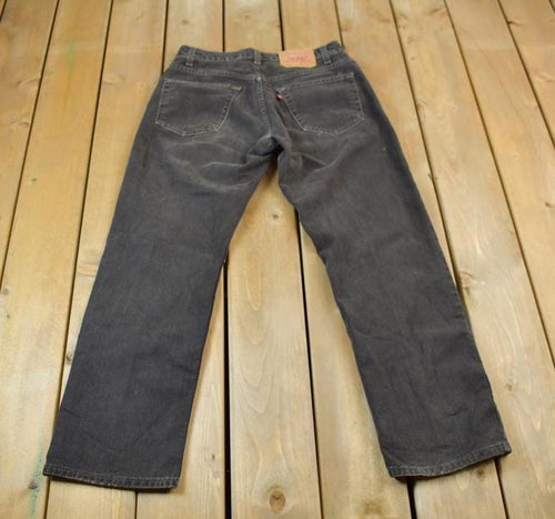 Vintage 1990s Levi's 505 Red Tab Black Jeans Size 33 x 30 / 90s Denim / Streetwear Fashion / Vintage Denim / Made In USA / Vintage Levi's