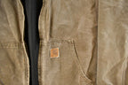 Vintage 1990s Carhartt Hooded Work Jacket Men's XL Tall