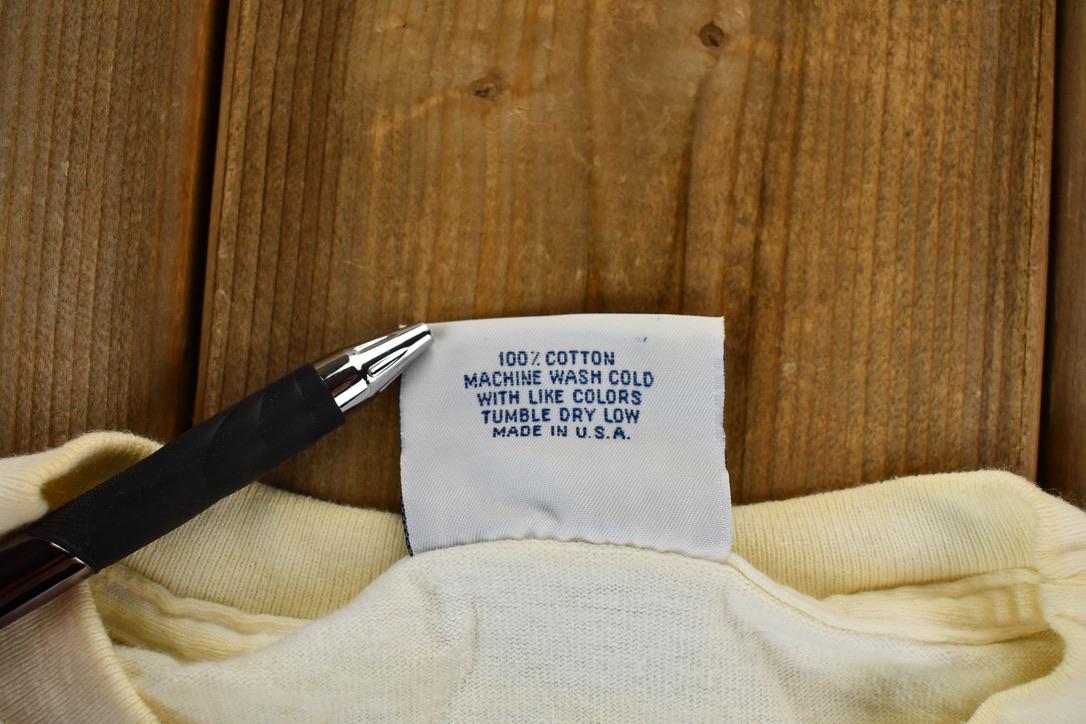 Vintage 1990s Aussie T Company Walk Softly on Mother Earth Single Stitch Graphic T-Shirt
