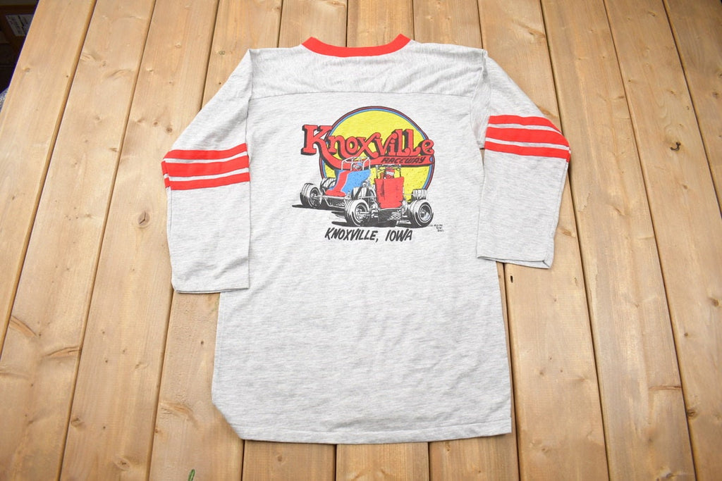 Vintage 1982 SUPER RACE 1 Knoxville Raceway Graphic T Shirt