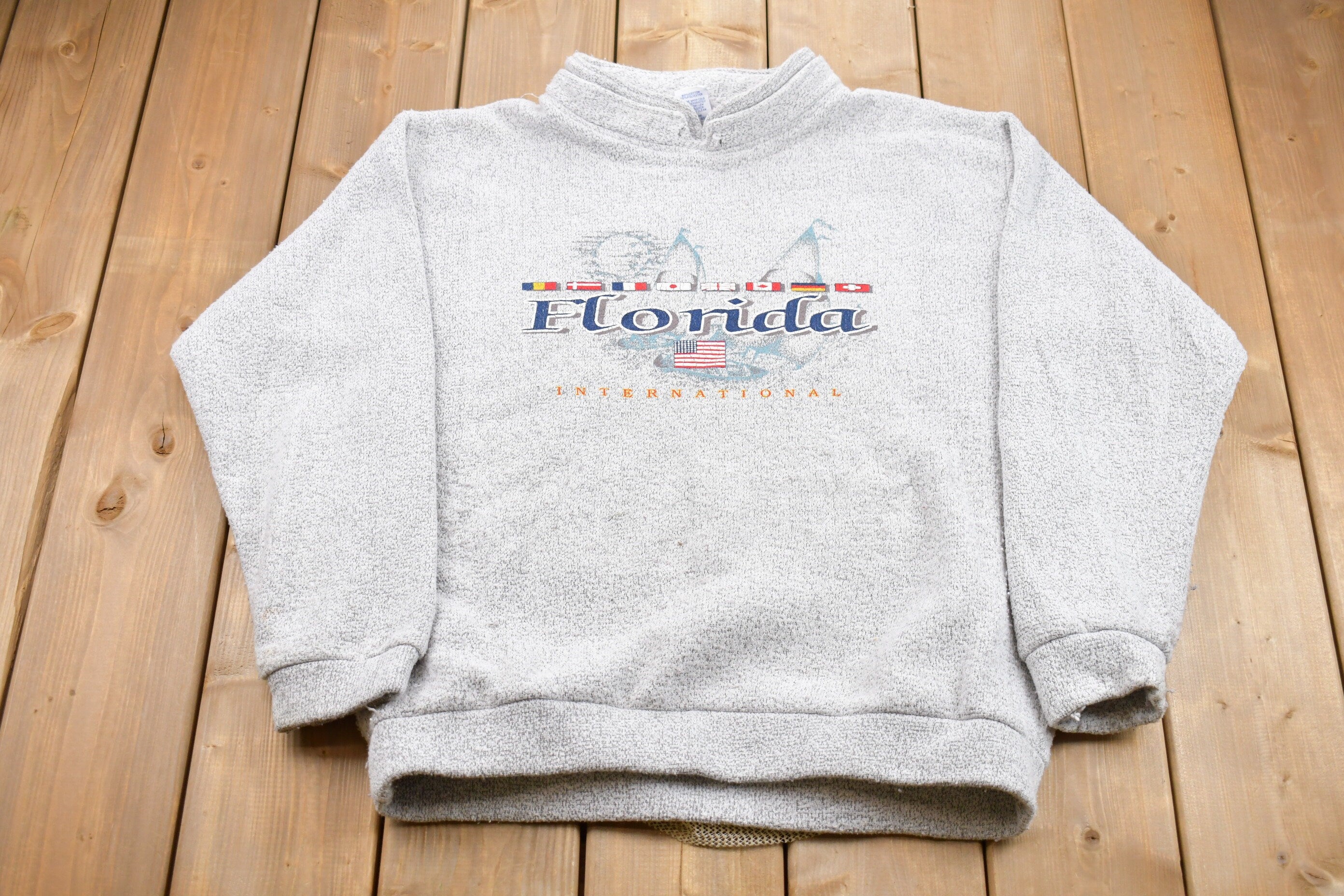 Vintage 1990s Florida International Crewneck Sweatshirt