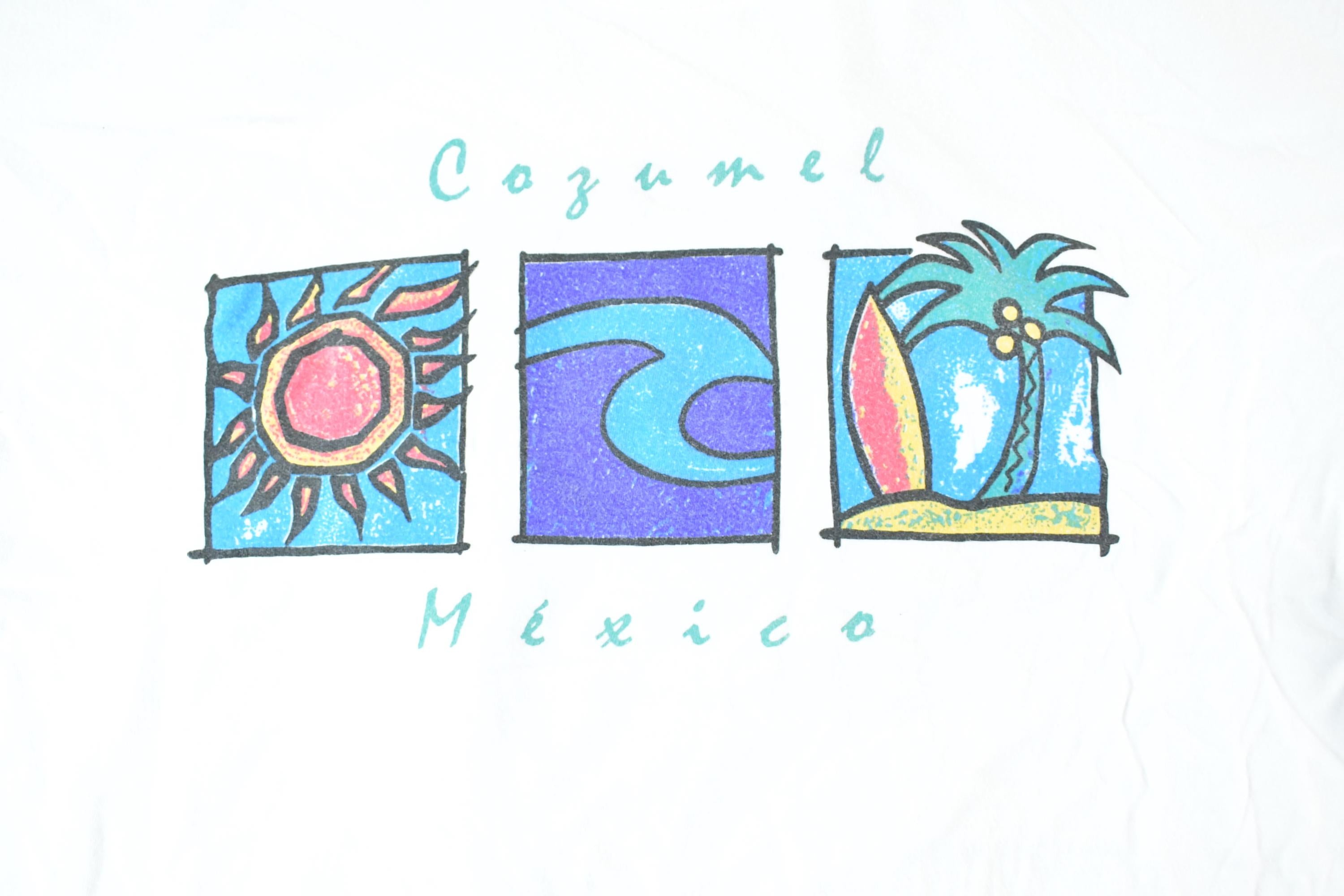 Vintage 1990s Cozumel Mexico Single Stitch T-Shirt