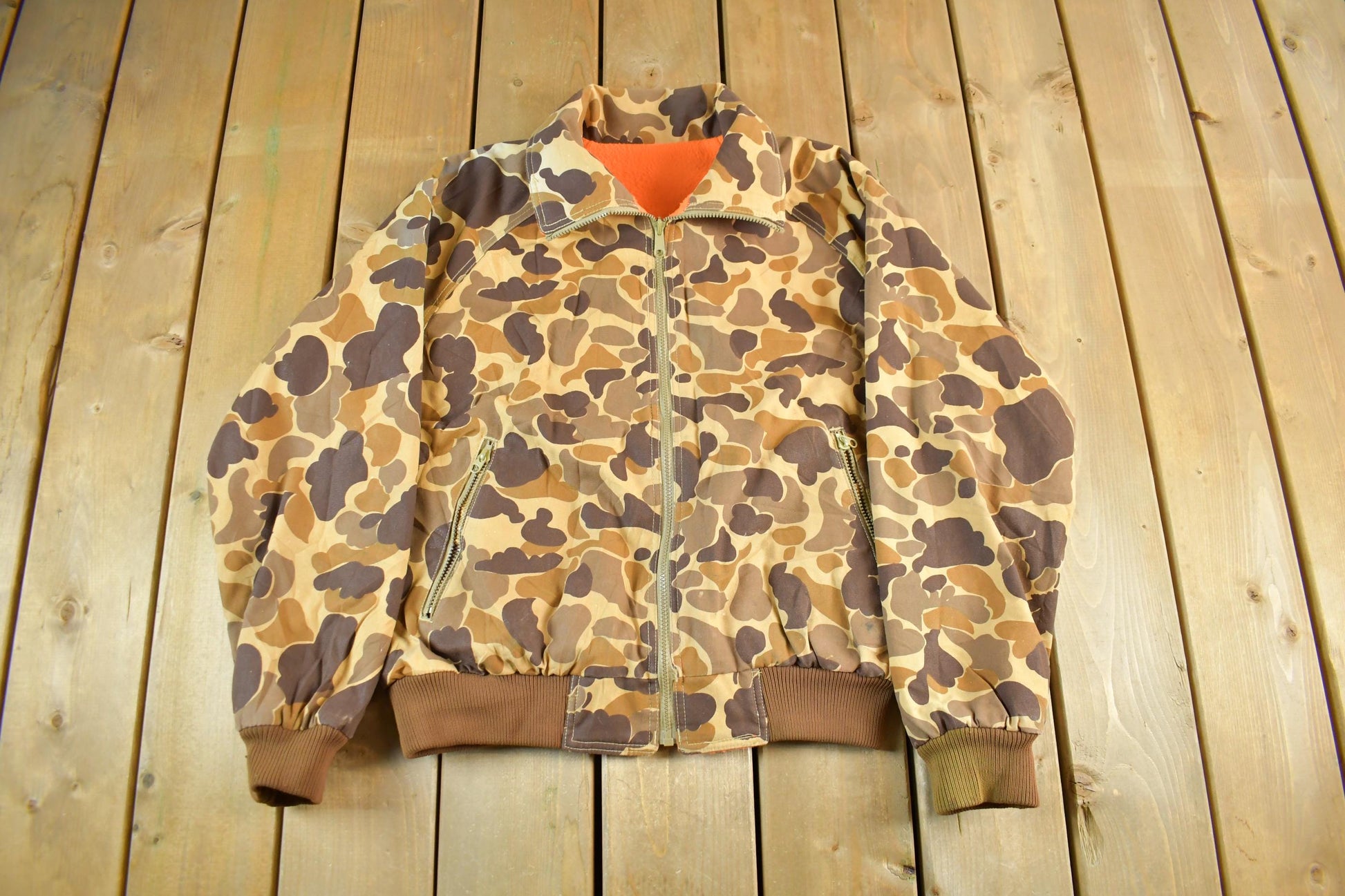 Vintage 90s Reversible Duck Camo Jacket - Men's Medium
