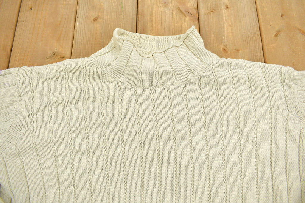 Vintage 1990s Polo Jeans Knit Mockneck Sweater