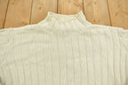 Vintage 1990s Polo Jeans Knit Mockneck Sweater