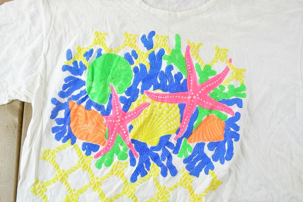 Vintage 1990s Neon Reef Souvenir T-Shirt