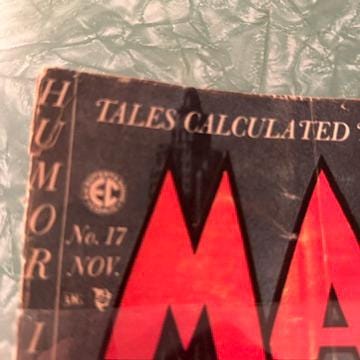 MAD Comic #17 Nov 1954 by Harvey Kurtzman Very Rare Vintage, 3 Good Minus