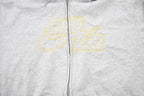 Vintage 1990s Nike Air Embroidered Mini Swoosh Hooded Sweatshirt