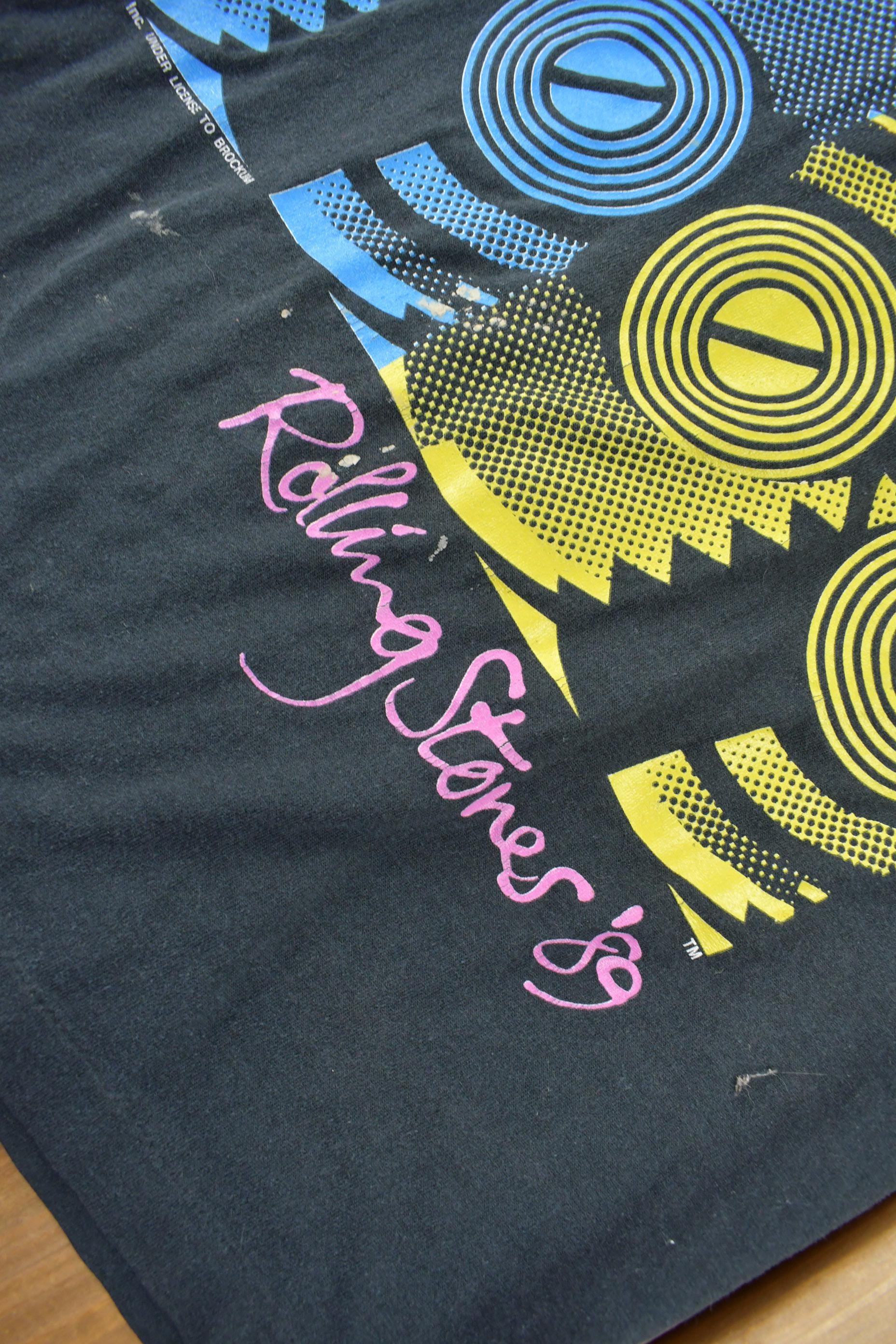 Vintage 1989 The Rolling Stones Graphic Band T-shirt