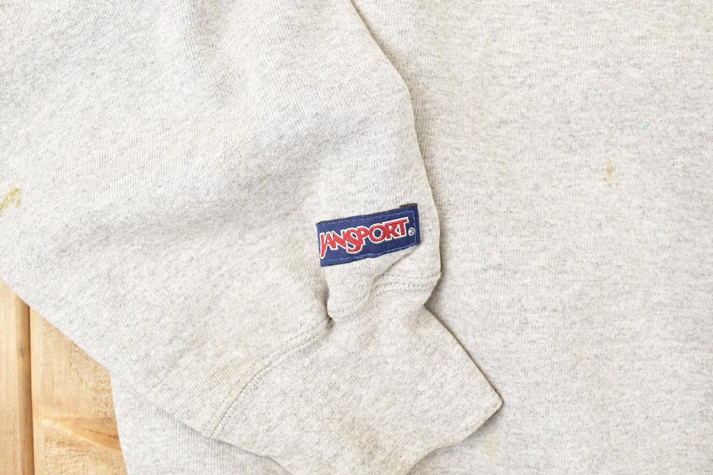 Vintage 1990s Jansport Purdue Embroidered University Crewneck Sweater Men's L