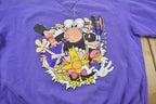 Vintage 1980s Incredible Manitoba Animation Cartoon Crewneck Sweatshirt NFS
