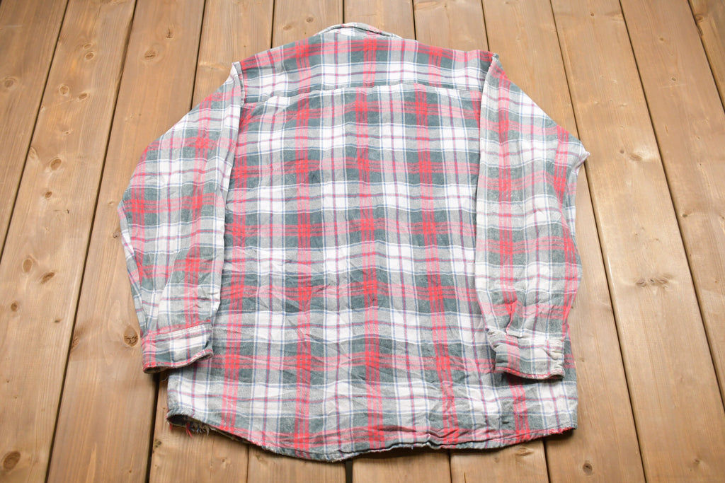 Vintage 1990s Sports Afield Plaid Button Up Shirt