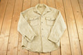 Vintage 1980s Pioneer Heavy Wool Outdoorsman Heavyweight Button Up Shirt Men's L