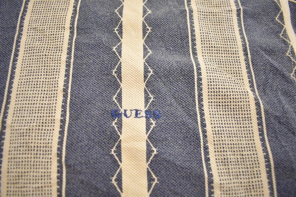 Vintage 1990s Guess Short Sleeve Striped Button Up Shirt
