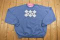 Vintage 1990s Heart Patchwork Cute Crewneck