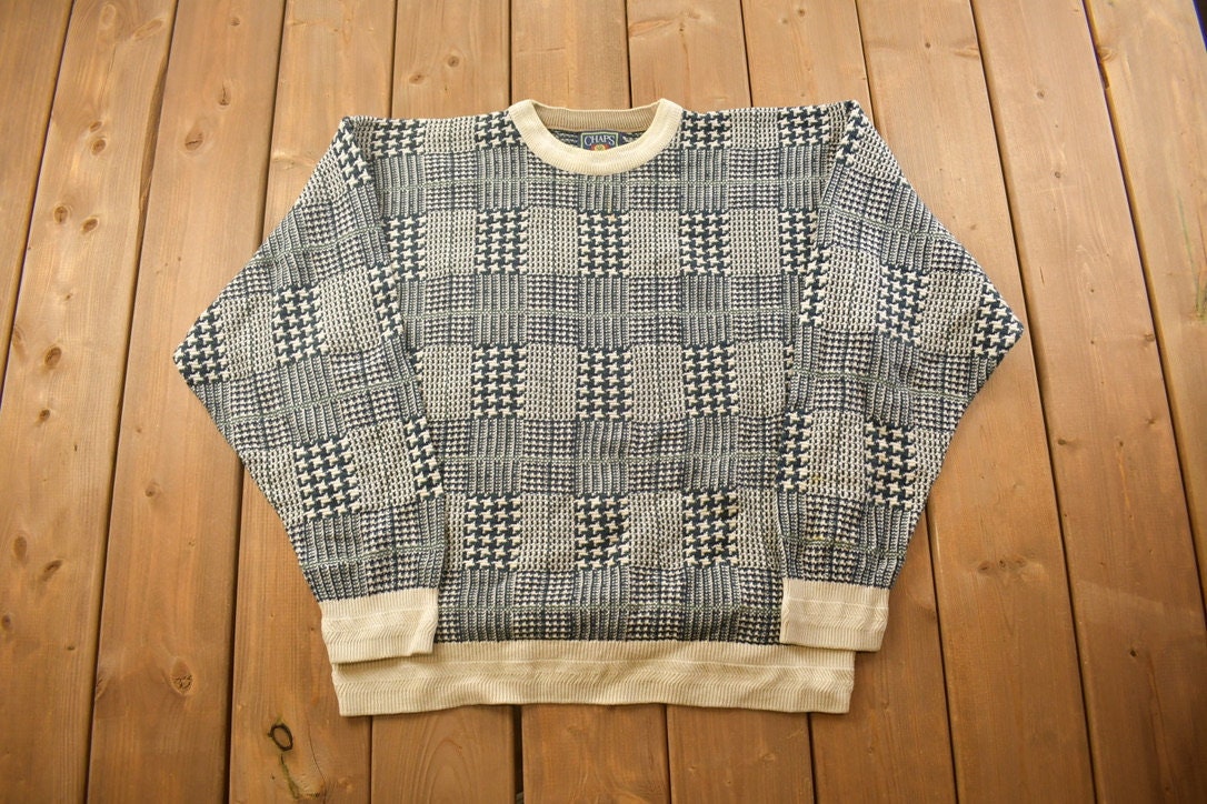 Vintage 1990s Chaps Ralph Lauren Knitted Crewneck Sweater