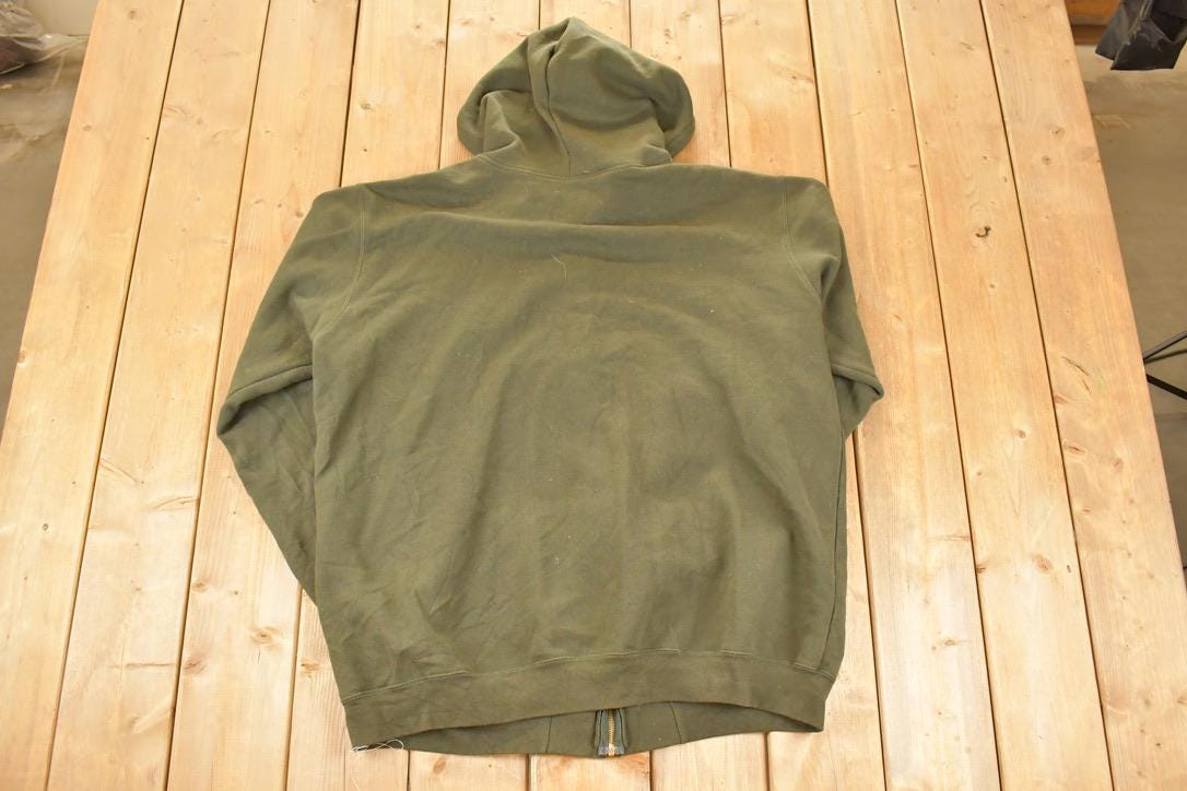 Vintage Y2K Carhartt Full Zip Hooded Sweatshirt Men's XXL