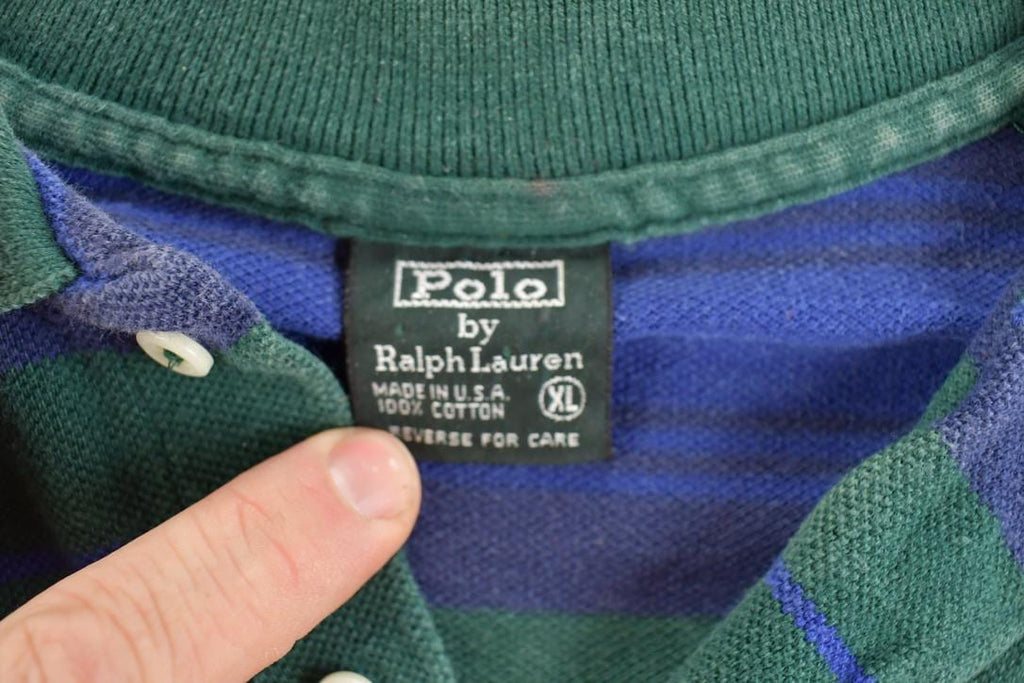 Vintage 1990s Polo By Ralph Lauren Quarter Button